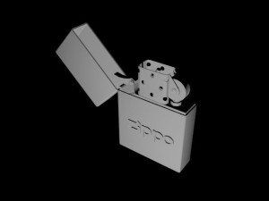 zippo lighter  p b o t j b h c b 3D Модель
