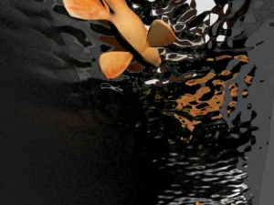 ライトのある水族館 3Dモデル