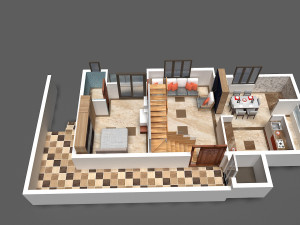 of plan 3D Модель