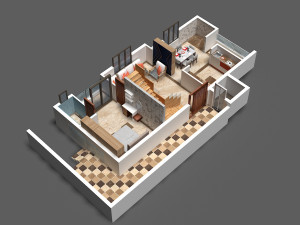 of plan 3D 모델