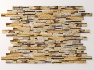 Stone wall Modèle 3D