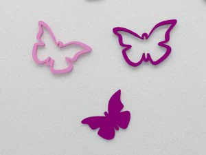 Butterflies 3D Model