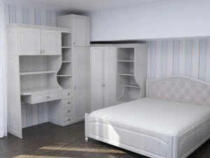 Girls bedroom classical 3D Model