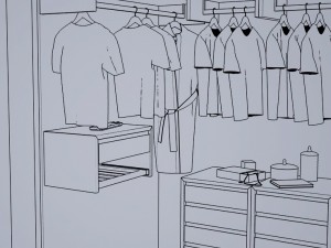 Wardrobe room Modelo 3D