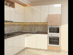 Neutral modern kitchen Modelo 3D