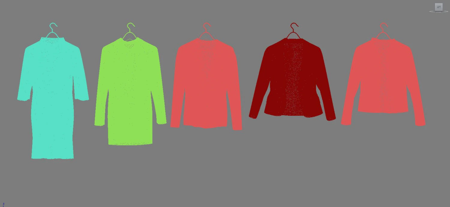 Clothes 3D Model .c4d .max .obj .3ds .fbx .stl .blend 