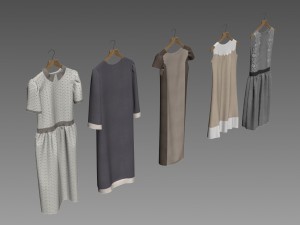 Woman clothes Modèle 3D