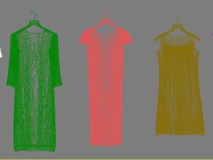 Woman clothes 3D Model