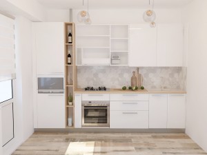 Mini modern kitchen Modelo 3D