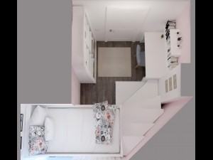 Bunk bedroom Modelo 3D