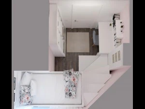 Bunk bedroom 3D Model