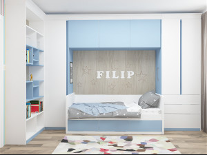 Blue baby room Modèle 3D