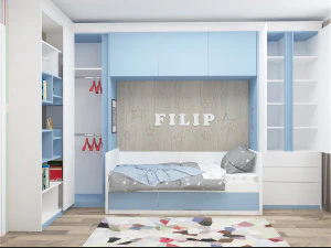 Blue baby room 3D Model