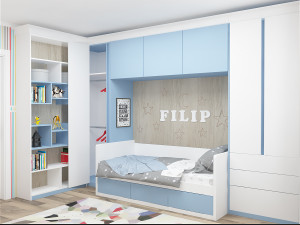 Blue baby room 3D Model