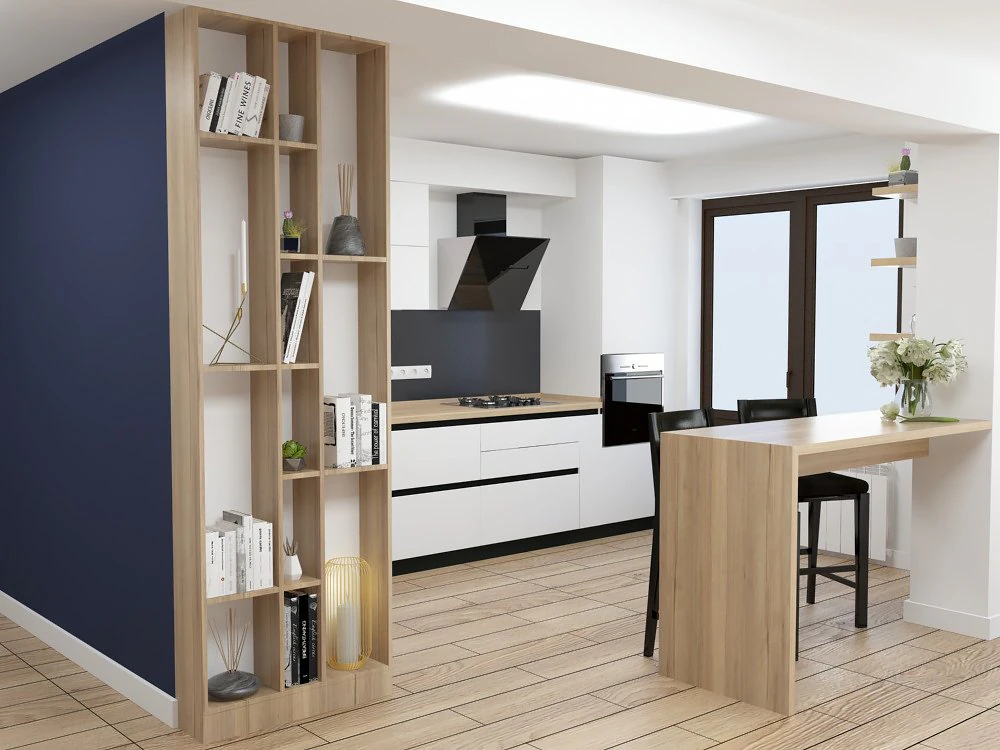 New kitchen design 3D Model .c4d .max .obj .3ds .fbx .stl .blend 