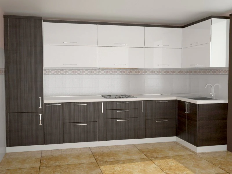 Modern kitchen 3D Model .c4d .max .obj .3ds .fbx .stl .blend 