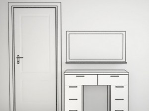 Closet wardrobe Modèle 3D