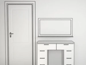 Closet wardrobe 3D Model