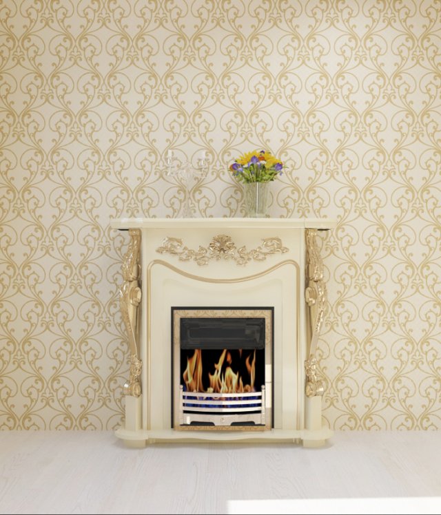 Fireplace Modelo 3D .c4d .max .obj .3ds .fbx .stl .blend 
