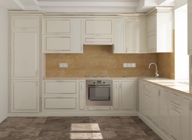 Classical kitchen 3Dモデル .c4d .max .obj .3ds .fbx .stl .blend