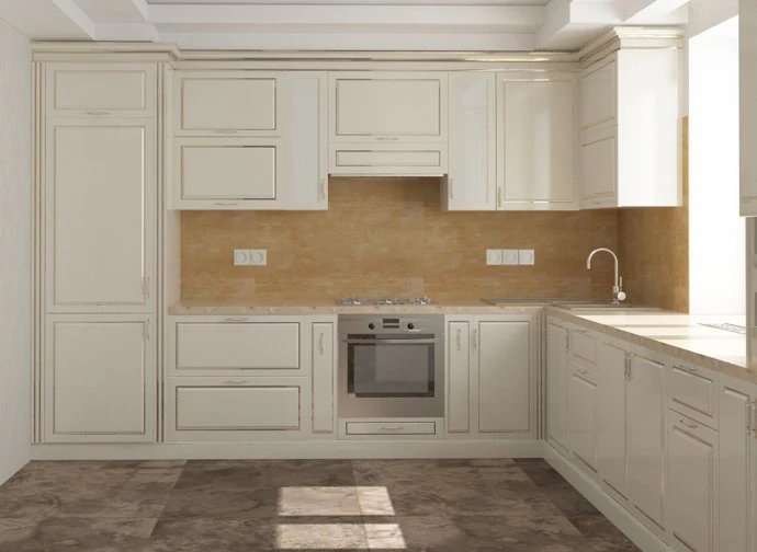 Classical kitchen 3D Model .c4d .max .obj .3ds .fbx .stl .blend 