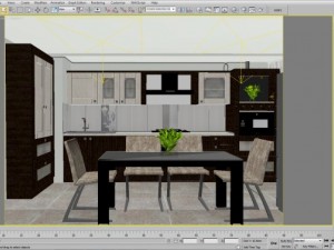 Kitchen versace 3D Model