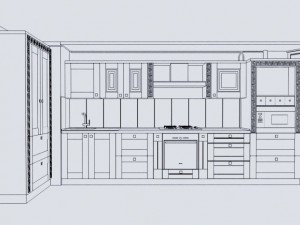 Kitchen versace 3D Model
