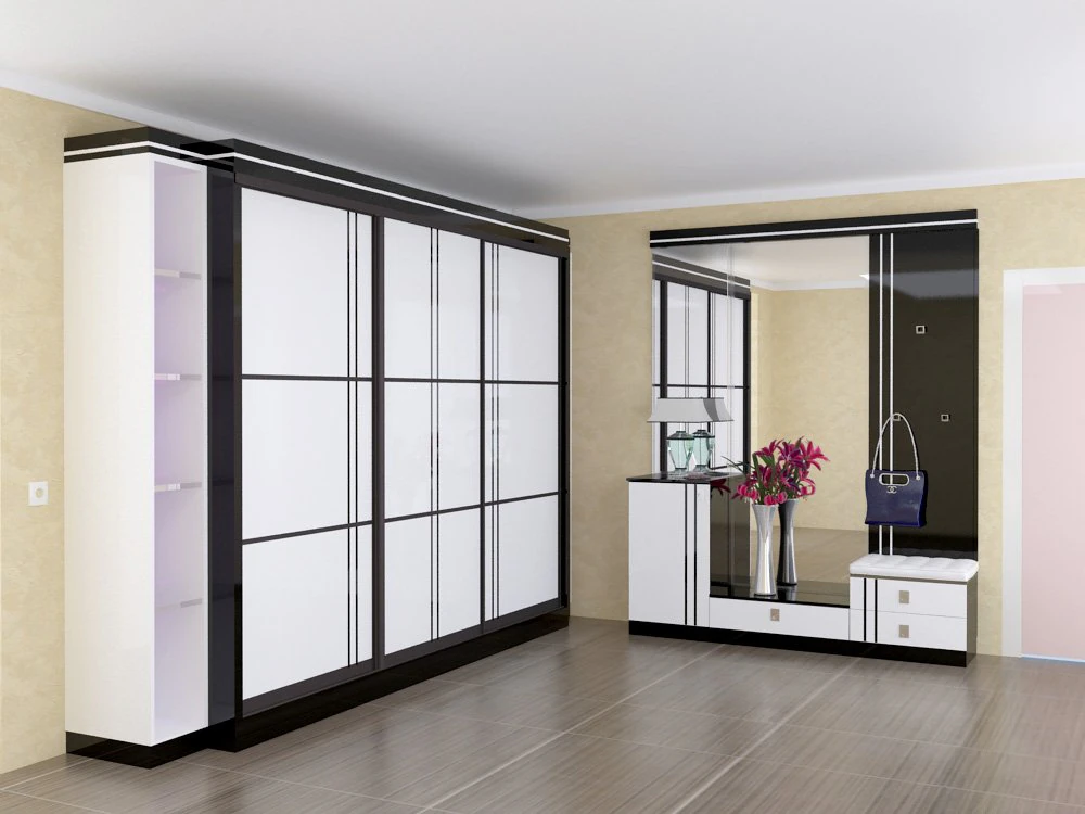 Wardrobe closet 3D Model .c4d .max .obj .3ds .fbx .stl .blend 