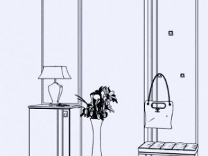 Wardrobe closet Modelo 3D