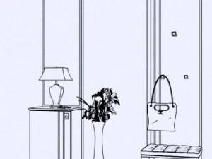 Wardrobe closet 3D Model