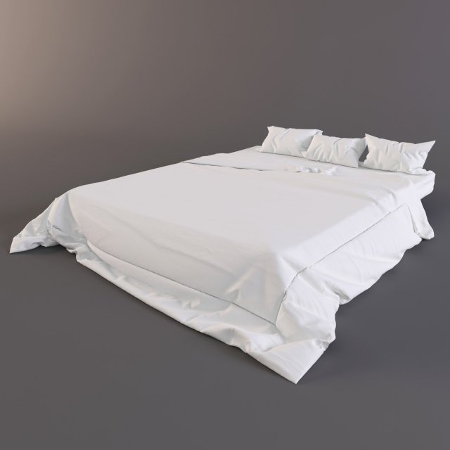 Bed mattress Modelo 3D .c4d .max .obj .3ds .fbx .stl .blend 