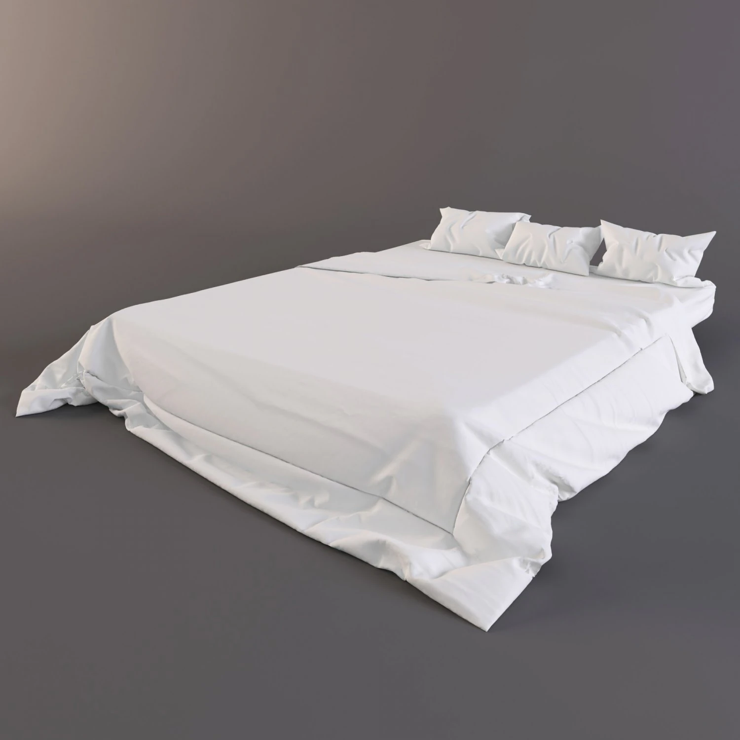 Bed mattress 3D Model .c4d .max .obj .3ds .fbx .stl .blend