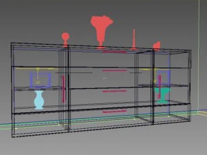 Commode dresser 3D Model