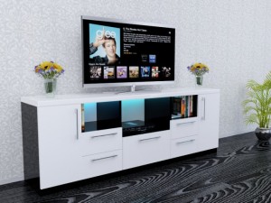 Library tv commode Modèle 3D