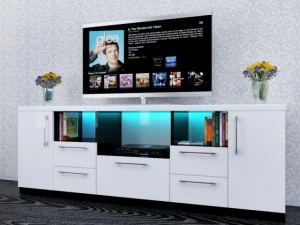 도서관 TV 변기 3D 모델