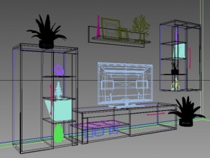 Living tv Modèle 3D