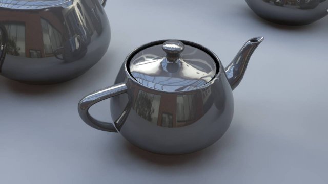 mental rey kettles with the materials in the scene 3D Model .c4d .max .obj .3ds .fbx .stl .blend 