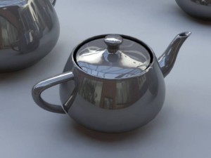 mental rey kettles with the materials in the scene Modello 3D