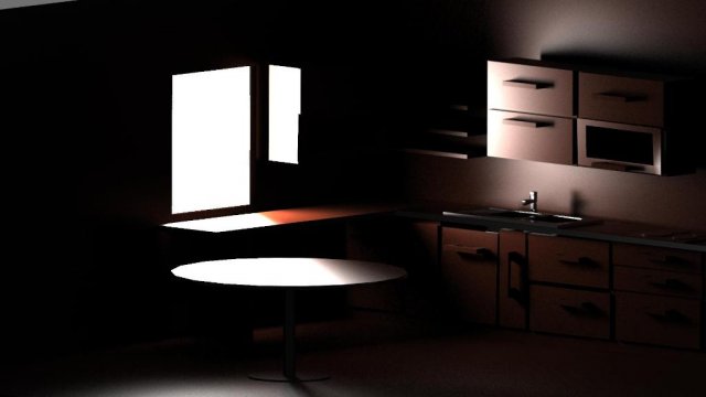 kitchen 3D Model .c4d .max .obj .3ds .fbx .stl .blend 