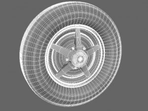 baldwin motion tyre 3D Model