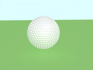 piłka do golfa Model 3D