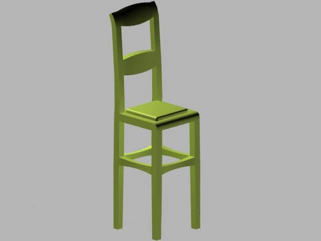 chair 3D Model .c4d .max .obj .3ds .fbx .stl .blend 