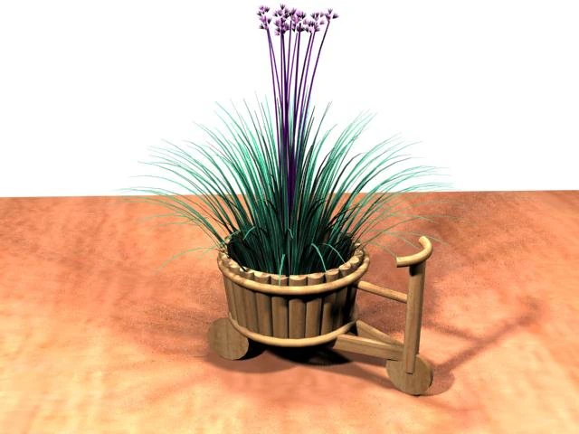 flower pot 3D Model .c4d .max .obj .3ds .fbx .stl .blend