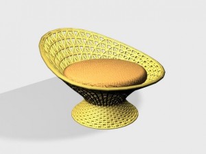 rotang armchear 3D Model