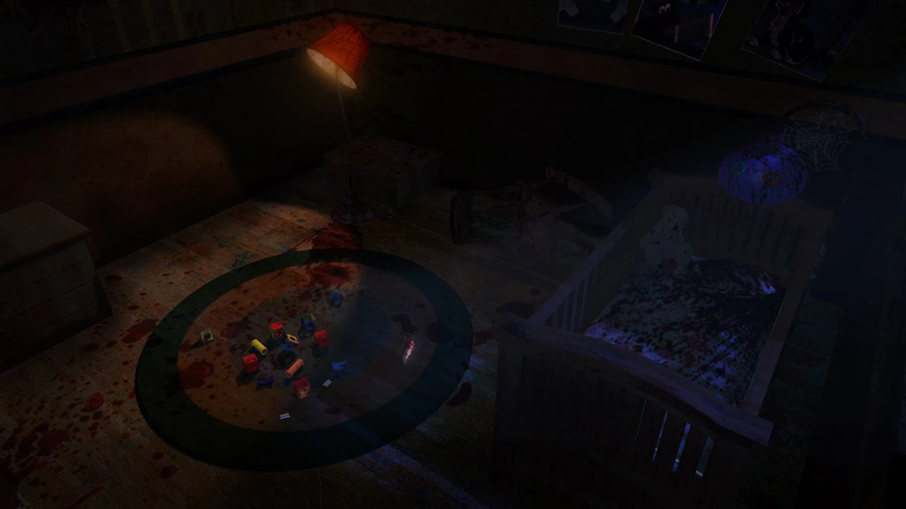 halloween horror room 3D Model .c4d .max .obj .3ds .fbx .stl .blend 