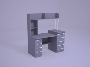 writing table Modèle 3D