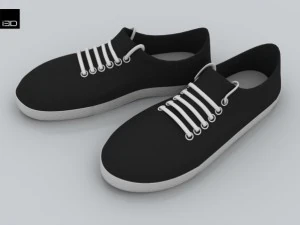 zapato basico Modelo 3D