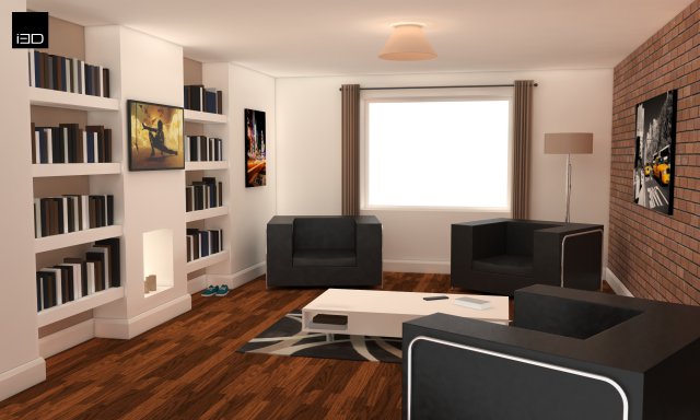 lounge 3D 模型 .c4d .max .obj .3ds .fbx .stl .blend 