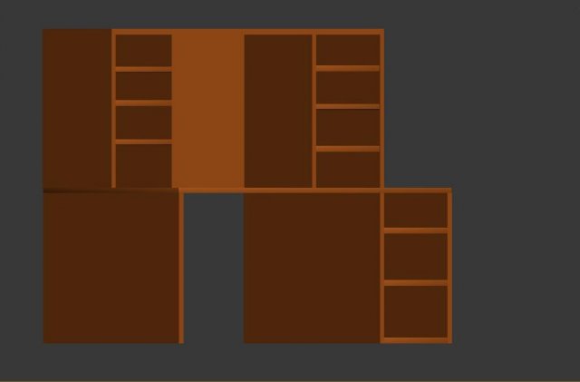 writing desk Modelo 3D .c4d .max .obj .3ds .fbx .stl .blend