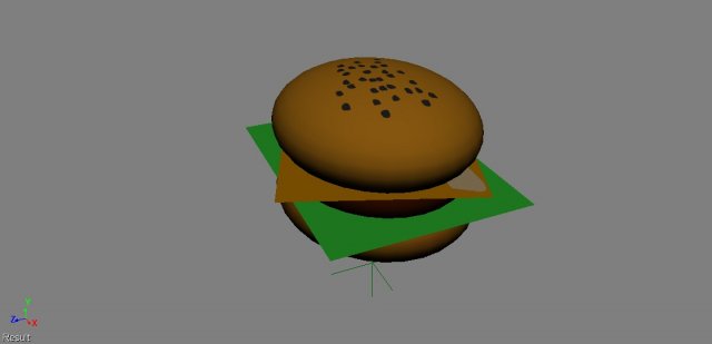 burger 3D Model .c4d .max .obj .3ds .fbx .stl .blend 